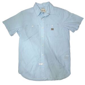 Denim Supply Ralph Lauren Men's Small‎ Shirt Button Down Baby Blue Cotton EUC